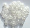 50 8mm Crystal Crackle Hearts